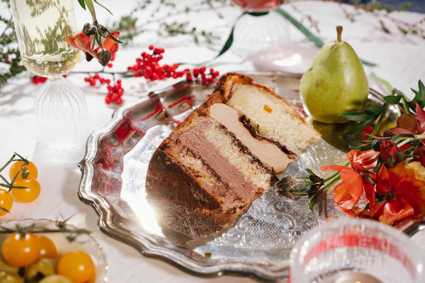 Panetonne Ice Cream Cake